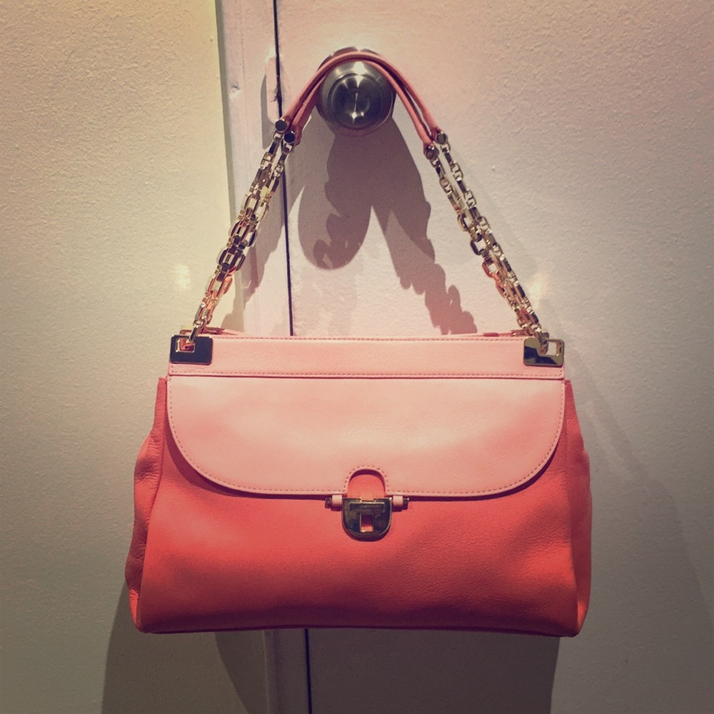 Tory Burch pink handbag